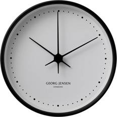 Georg Jensen Clocks Georg Jensen Koppel Black Wall Clock 22cm