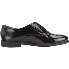 Kids Hermonine Brogue School Shoes - Black Patent