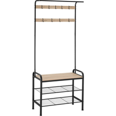 tectake Coat & rack Wichita Shoe Rack 36x184cm