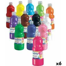 Giotto Tempera Paint Vibrant Orange 500 ml 6 Pack