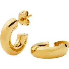Missoma Earrings Missoma Chubby Mini Hoop Earrings 18ct Gold Vermeil