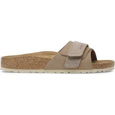 Nubuck Sandals Birkenstock Oita Suede Leather - Taupe