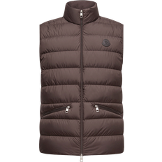 Moncler Men Vests Moncler Treompan Down Gilet Men - Brown