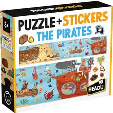 Puzzle IQ Headu Puzzle Stickers The Pirates 45 Pezzi