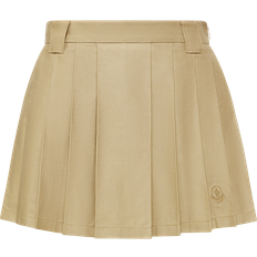 Moncler Kjolar Moncler Pleated Cotton Blend Mini Skirt - Beige