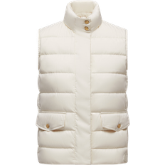 Moncler Women Vests Moncler Besset Down Gilet Women - White