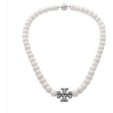 Beige Halsband Tory Burch Kira Halsband Bomull - Beige