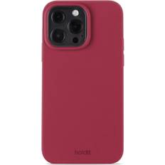 Holdit Apple iPhone 13 Pro Mobilskal Holdit Silicone Phone Case for iPhone 13 Pro Red Velvet