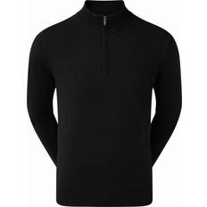 FootJoy Men's Pullover Wool Lined 1/2 Zip - Black