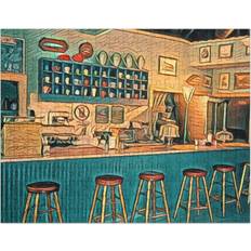 Jigsaw Puzzles BearLad The Diner IV316 Wooden Jigsaw Puzzle 300-Piece
