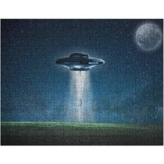 Jigsaw Puzzles BearLad Alien Human Abduction Extraterrestrial Ancient Astronaut Theorists Jigsaw Puzzle 300-Piece