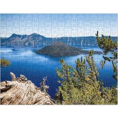 Jigsaw Puzzles BearLad Crater Lake On Summer Day Jigsaw Puzzle 300-Piece