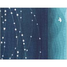 Jigsaw Puzzles BearLad Garland of Stars Teal Ocean Jigsaw Puzzle