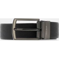 Guess Men Belts Guess Genuine Leather Belt - Black
