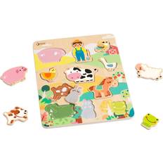 Wooden Animal Puzzle 10 pcs