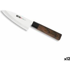 Quttin DEBA Takamura Brun Silver Kökkniv 11 cm