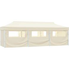 Pavillon 3x9 vidaXL Pop-Up Party Tent - Cream White 3x9 m