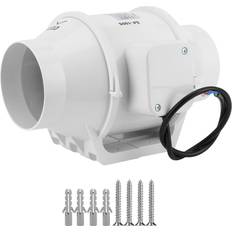 Tooarts 220V 4in Noiseless Wall Mounted Ventilation Fan