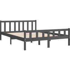 vidaXL Solid Pine Wood Sängram 150x200cm