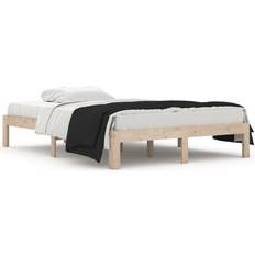 vidaXL 4ft Solid Wood Double Sängram 138.5x193.5cm
