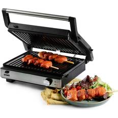 Grills Domo Multifunktionaler Kontaktgrill 2-in-1 Grill Schwarz