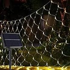 Vegena SolcellsLED Ljusnät 3 x 2 m 192 Lysdioder Ljusslinga