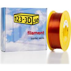 3D-utskrift 123-3D PETG Filament Transparent Orange 1.75mm 1 kg