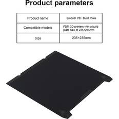 Creality K1 Smooth PEI Build Plate 235x235mm