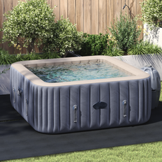 vidaXL Firkantet Pool Overtræk Sort 274 x 274 cm