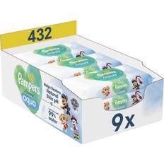 Rengöringsservetter Pampers Harmonie Aqua Paw Patrol Våta Rengöringsservetter 432 St