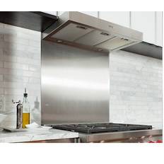 Brushed Satin Stainless Steel Splashback Plate 1000 x 1000 mm Splash Guard