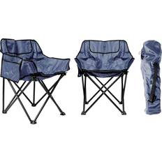 Premium Folding Camping Chairs Pack 2