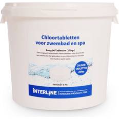 Zwembadchemicaliën Interline Zwembad Long 90 200 Grams 5 kg