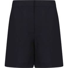 Calvin Klein Ensfarvet Shorts Calvin Klein Wide Lyocell Linen Shorts - Black