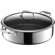 Saute pan Hexclad Hybrid Nonstick 7-Quart Sauté Pan with lid 1.74 gal