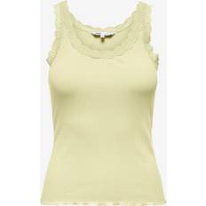 Dam - Gula Linnen Only Linne OnlSara Sharai Lace Tank Top Jrs - Beige