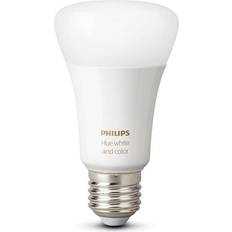 Philips hue white 9w e27 Philips White & Color Ambiance EU/UK LED Lamps 9W E27 2-Pack