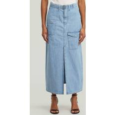 G-Star Kjolar G-Star Belted Cargo Long Skirt - Light Blue