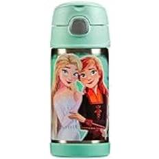 Thermos Water Bottles Thermos Frozen BPA Free Insulated Push Button Straw 355 Ml Water Bottle
