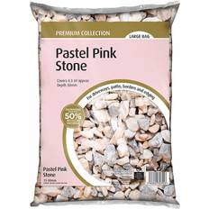 Small Stones & Sand B&Q Pastel Pink Decorative Stones One Size