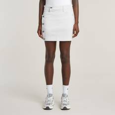 G-Star Nederdele G-Star Mini Button Through Skirt - White