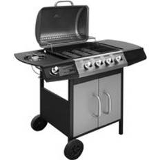 BBQs Berkfield Home Gas Barbecue Grill 4+1 Cooking Zone