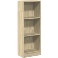 vidaXL Engineered Wood Sonoma Oak Bokhylle 109cm