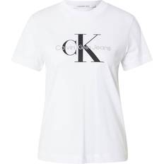 Calvin Klein Dam T-shirts Calvin Klein Monogram T-shirt - Bright White