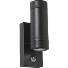 Timer Wall Lamps Saxby Lighting Icarus PIR Black Wall light