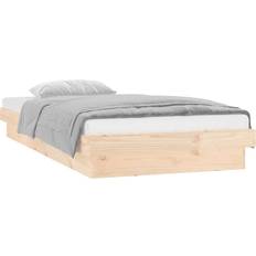 Single mattress vidaXL LED Single Without Mattress Sängram 78.5x194cm