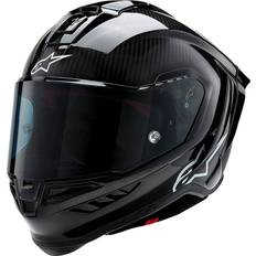 Alpinestars Integralhjälmar Motorcykelhjälmar Alpinestars Supertech R10 Solid - Svart Kolfiber Matt & Blank Unisex, Herr