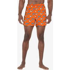 Nike Orange Swimwear Nike Volley Multi Print Swim Shorts - Orange