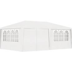 vidaXL Professional Party Tent with Walls - White 4x6 m