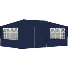Partytält väggar vidaXL Professional Party Tent with Walls - Blue 4x6 m